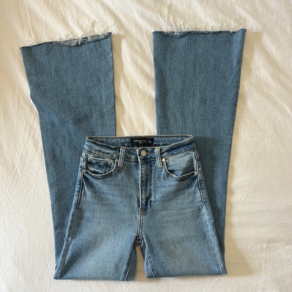 Just black denim boot cut jeans - Picture 1 of 7